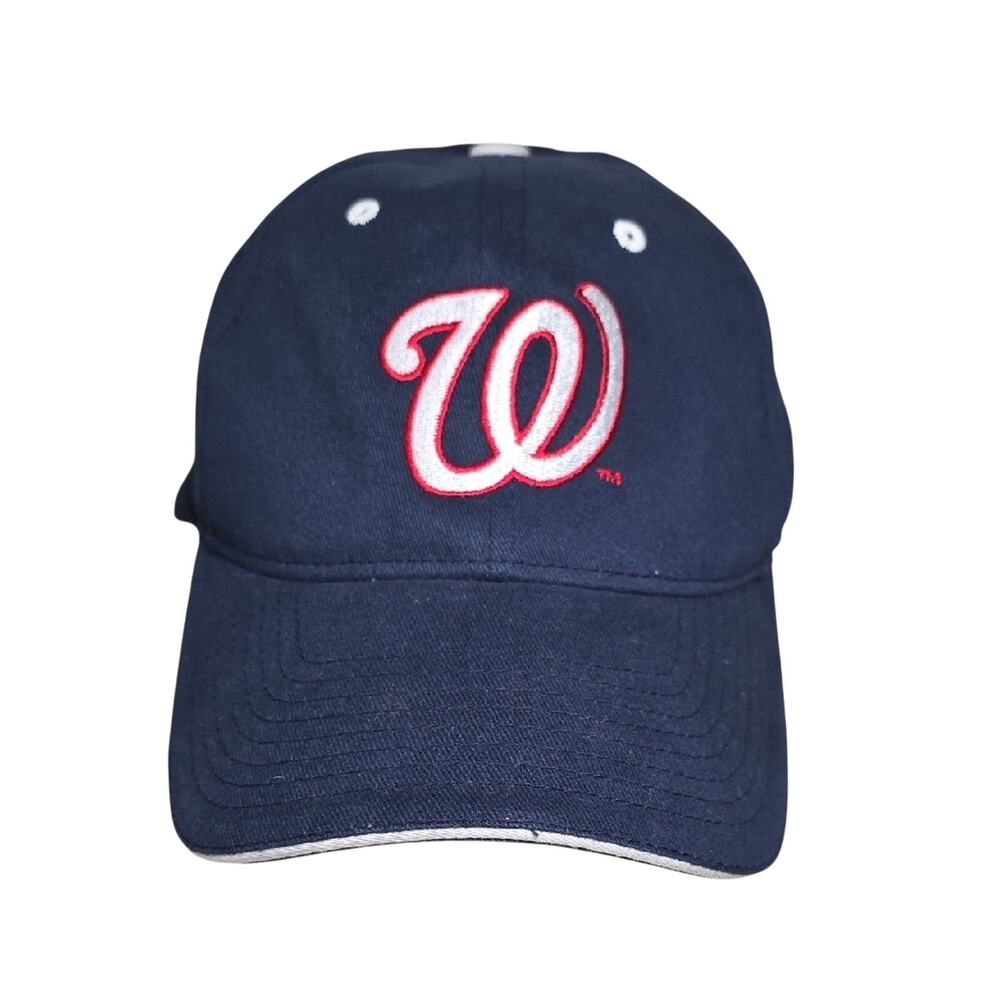 Yupoong Navy Blue Washington Nationals Miller Lite Hat Adult Small-Medium